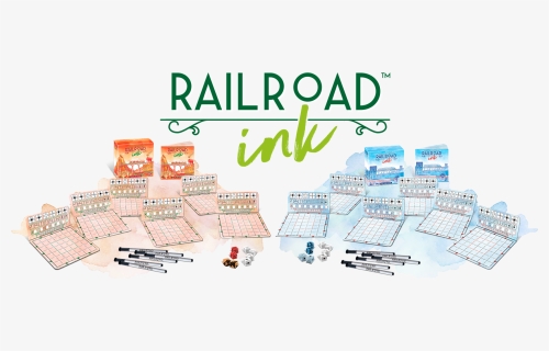 Railroad Ink Board Game, HD Png Download, Free Download