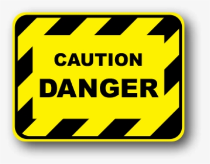Caution Sticker Png - Do Not Enter Sign Transparent, Png Download, Free Download
