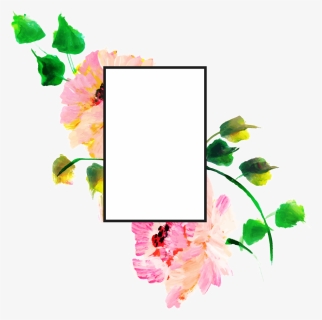 Free Png Floral Frame - Rose, Transparent Png, Free Download