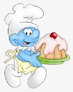 Smurf Cake Clipart, HD Png Download, Free Download