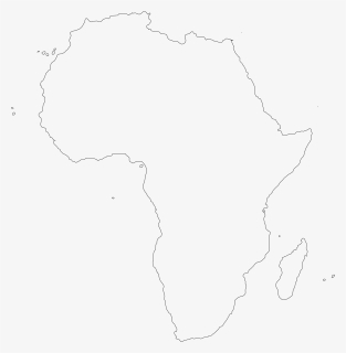 Afrika-outline Clip Arts - Transparent Background Africa Map Outline Png, Png Download, Free Download
