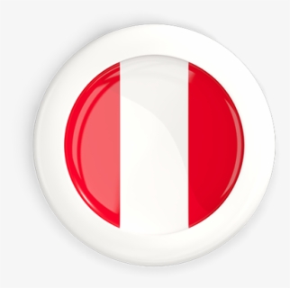 White Framed Round Button - Circle, HD Png Download, Free Download