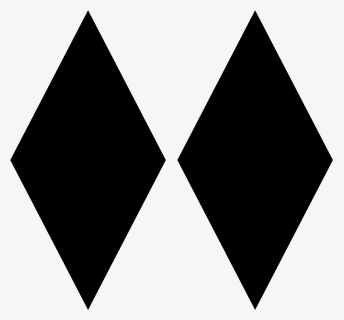Black Diamond Png Png Free Library - Double Black Diamond Ski Symbol, Transparent Png, Free Download