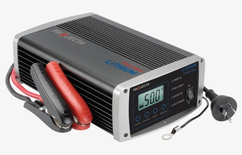 12v Automatic 50 Amp 5 Stage Lithium Battery Charger - 12v 50 Amp Battery Charger, HD Png Download, Free Download