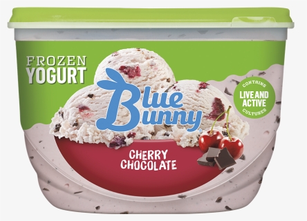 Cherry chocolate Frozen Yogurt - Blue Bunny Frozen Yogurt Flavors, HD Png Download, Free Download