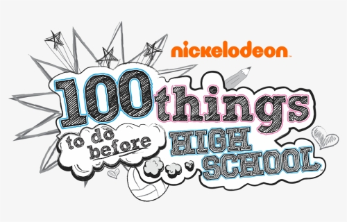 100 Things To Do Before High School - 100 Things To Do Before High School Logo, HD Png Download, Free Download