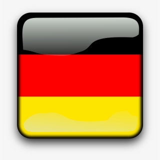 Germany Clip Arts - German Flag Button Png, Transparent Png, Free Download