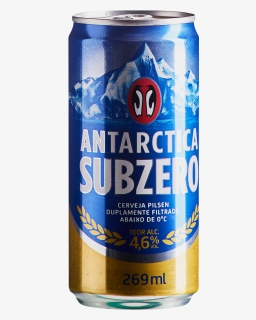 Cerveja Antarctica Sub Zero Lata 269ml, HD Png Download, Free Download