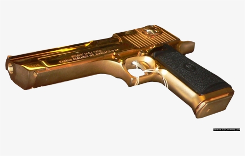Gold Desert Eagle 2 - 44 Magnum 357 Magnum, HD Png Download, Free Download