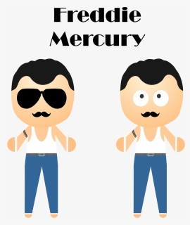 Freddie Mercury Png , Png Download - Cartoon, Transparent Png, Free Download