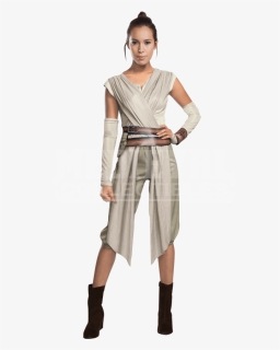 Force Awakens Deluxe Adult Rey Costume - Rey Jedi Robes, HD Png Download, Free Download