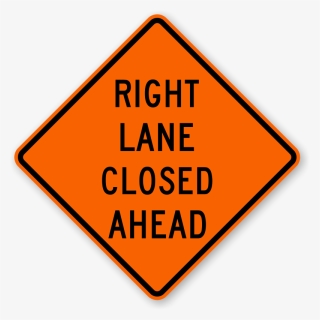 Construction Zone Ahead Sign, HD Png Download, Free Download