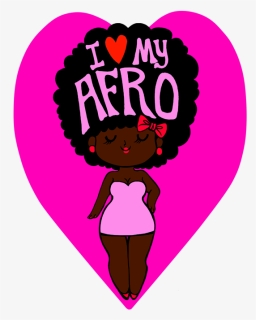 Banner Black And White Stock Http Thetinyhoboart Tumblr - Love My Afro Hair, HD Png Download, Free Download