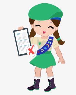 Girl Scout Clip Art, HD Png Download, Free Download
