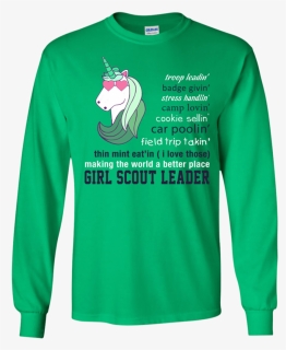 Leader Making The World A Better Place Girl Scouts - Long-sleeved T-shirt, HD Png Download, Free Download