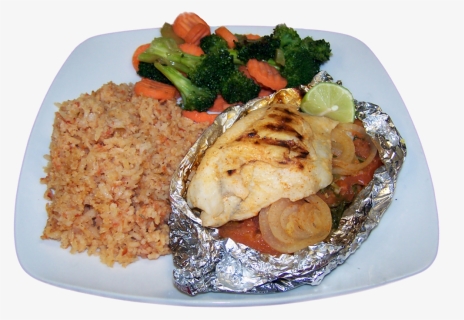 Grilled Catfish Catfish Grilled In Foil With Onions, - Broccoli, HD Png Download, Free Download