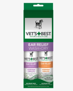 Vet's Best Ear Relief Wash And Dry, HD Png Download, Free Download