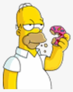 Nope - Homer Simpson Holding A Donut, HD Png Download, Free Download