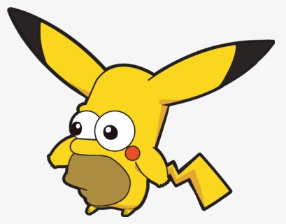 Pikachu Con Cara De Homero Simpson, HD Png Download, Free Download