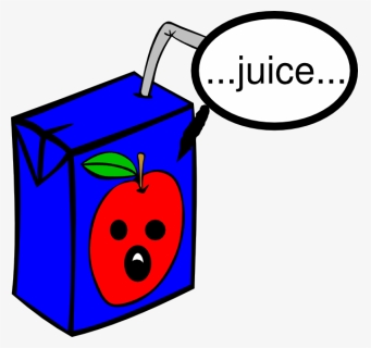 Clipart Juice Box - Apple Juice Box Clip Art, HD Png Download, Free Download