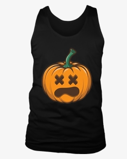 Pumpkin Emoji Halloween Costume T Shirt - Jack-o'-lantern, HD Png Download, Free Download