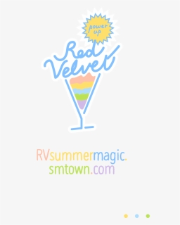 Red Velvet Power Up Logo Png, Transparent Png, Free Download