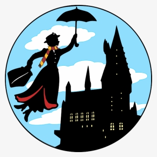 Movies, Personal Use, Mary Poppins Hogwarts V2 Alt - Disney Clipart Mary Poppins, HD Png Download, Free Download