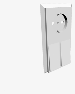 Light Switch With 2 Buttons And Ac Socket - Cartoon, HD Png Download, Free Download