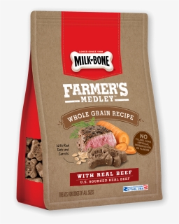 Milk-bone Farmer"s Medley Grain Free Biscuits With - Milk Bone Farmers Medley, HD Png Download, Free Download