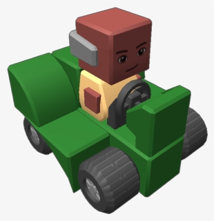 The Mower Guy From Happy Wheels - Bulldozer, HD Png Download, Free Download