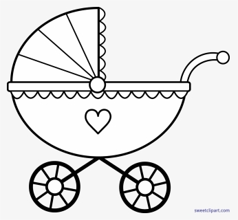 Transparent Baby Carriage Png - Clip Art Baby Carriage, Png Download, Free Download