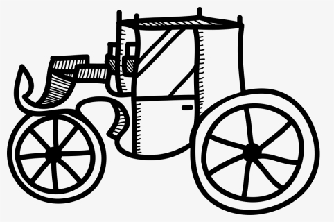 Vintage Carriage - Desenhos De Bicicleta Fácil, HD Png Download, Free Download