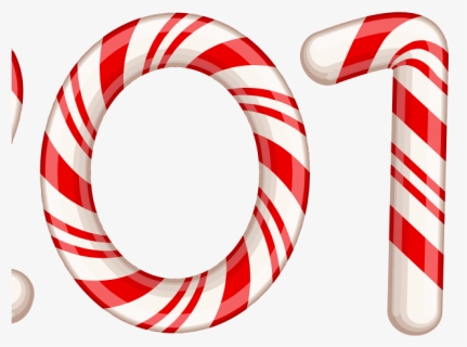 Candy Cane Clipart Banner - 2018 In Candy Canes, HD Png Download, Free Download