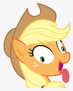 Really Silly Applejack By Magister39 - My Little Pony Applejack Head, HD Png Download, Free Download