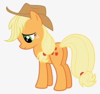 Sad Applejack By Tryhardbrony-d5k42sj - Applejack My Little Pony, HD Png Download, Free Download