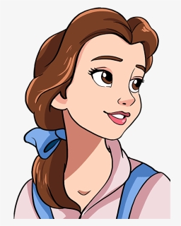 How To Draw Belle From Beauty And The Beast - Draw Belle From Beauty, HD Png Download, Free Download