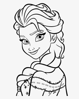 Princess Tiana Coloring Pages Easy Drawing Of Princess Hd Png Download Kindpng