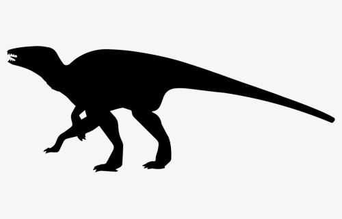 Dinosaur Edmontosaurus Shape Comments - Edmontosaurus Silhouette, HD Png Download, Free Download