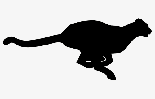 Cheetahiq - Cheetah Silhouette Png, Transparent Png, Free Download