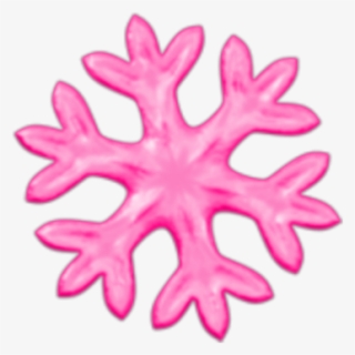 #snowflakes #pink #snowflake #emoji #pinkemojis #pinkemoji - Iphone Snowflake Emoji Png, Transparent Png, Free Download