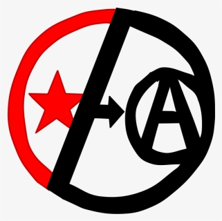 Post Left Anarchism Flag, HD Png Download, Free Download