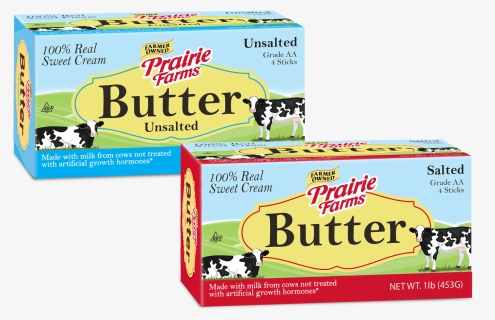 Butter - Prairie Farms Salted Butter, HD Png Download, Free Download