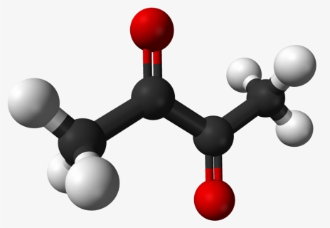 Diacetyl Molecule, HD Png Download, Free Download