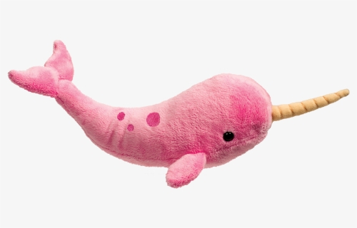 Pink Narwhal Stuffed Animal , Png Download - Pink Narwhal, Transparent Png, Free Download