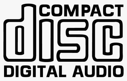 Cd Logo Black - Compact Disc Digital Audio, HD Png Download, Free Download