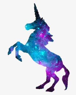 Unicorn Silhouette Pegasus Clip Art - Galaxy Unicorn Png, Transparent Png, Free Download