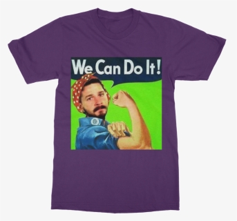 We Can Do It Meme ﻿classic Adult T-shirt"  Class= - U Can Do It Poster, HD Png Download, Free Download