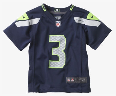 Nike Nfl Seattle Seahawks Toddler Kids - Russell Wilson Jersey Front, HD Png Download, Free Download