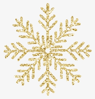 Gold Christmas Snowflakes Png, Transparent Png, Free Download