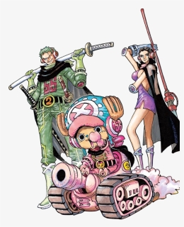 Zoro Robin And Chopper, HD Png Download, Free Download